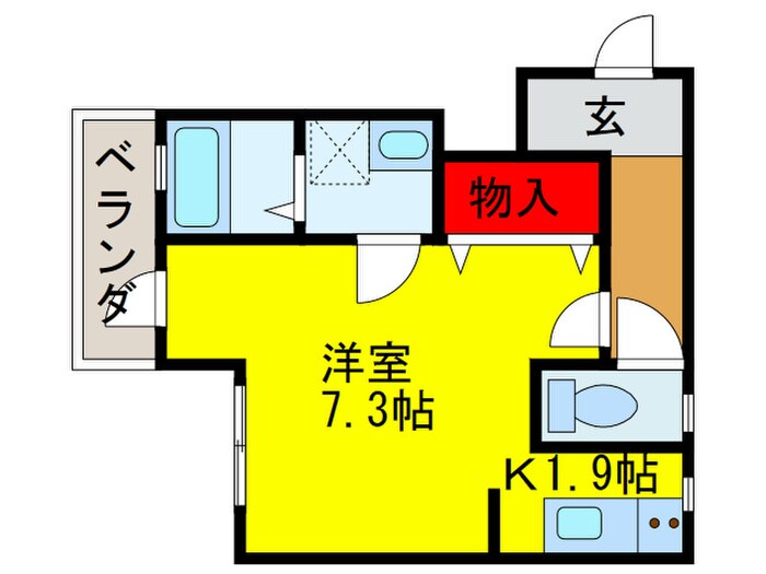 アクアカデ－レ大宮の物件間取画像