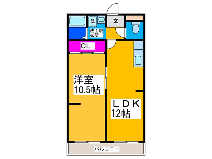 レナジア深井の物件間取画像