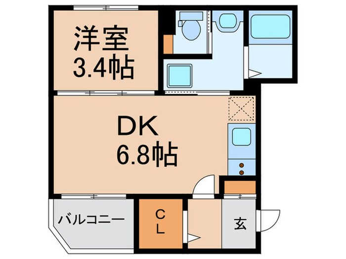 ハーモニーテラス林寺Ⅲの物件間取画像