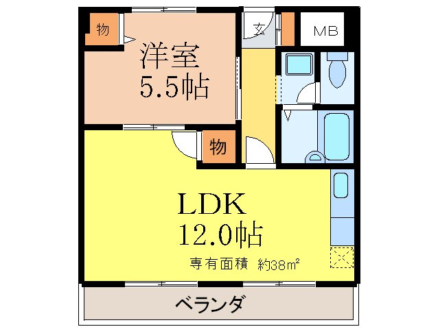 ＡＬＩＶＥ２１の物件間取画像