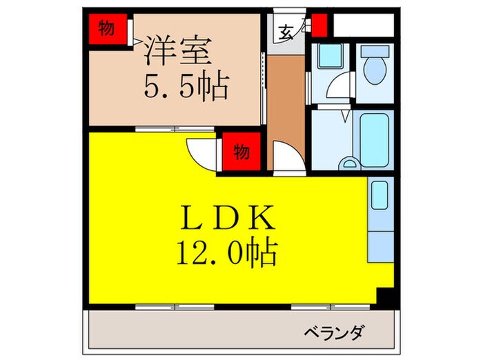 ＡＬＩＶＥ２１の物件間取画像
