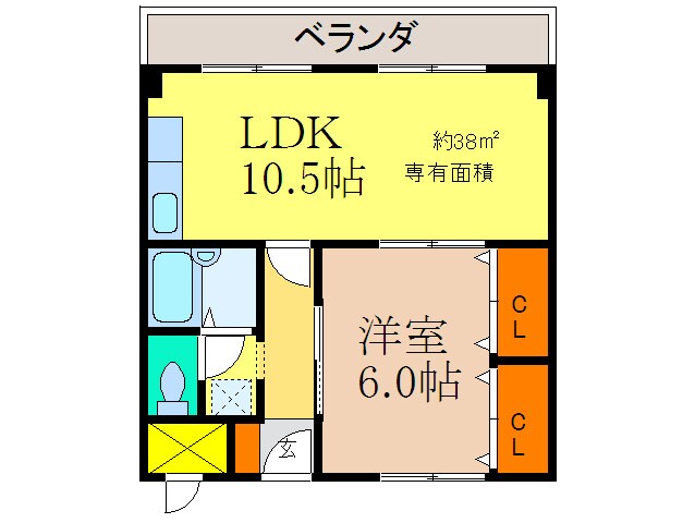 ＡＬＩＶＥ２１の物件間取画像