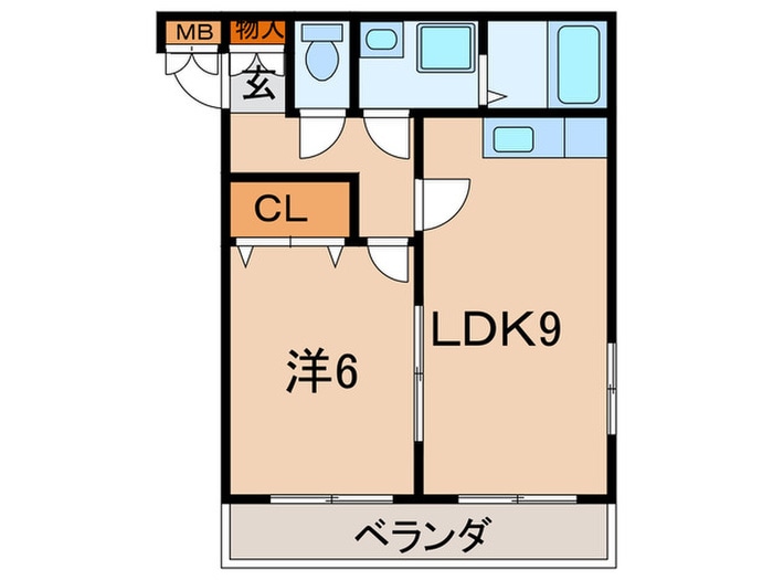 ラシャンテ武庫之荘の物件間取画像