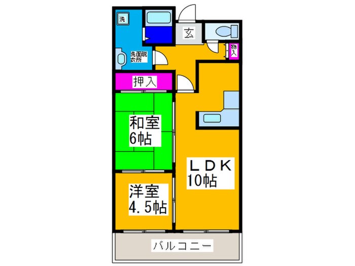 ふれあぷらんど～るの物件間取画像