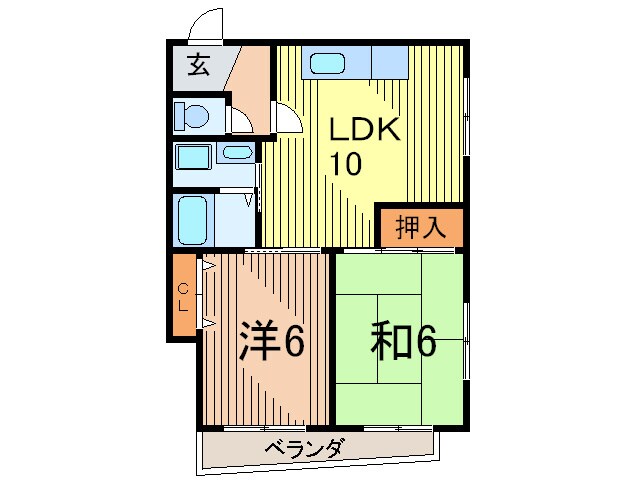 ヴィアンテ住之江の物件間取画像