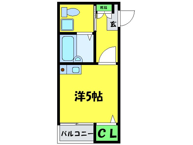 Ｆｕｅｎｔｅ栄橋の物件間取画像