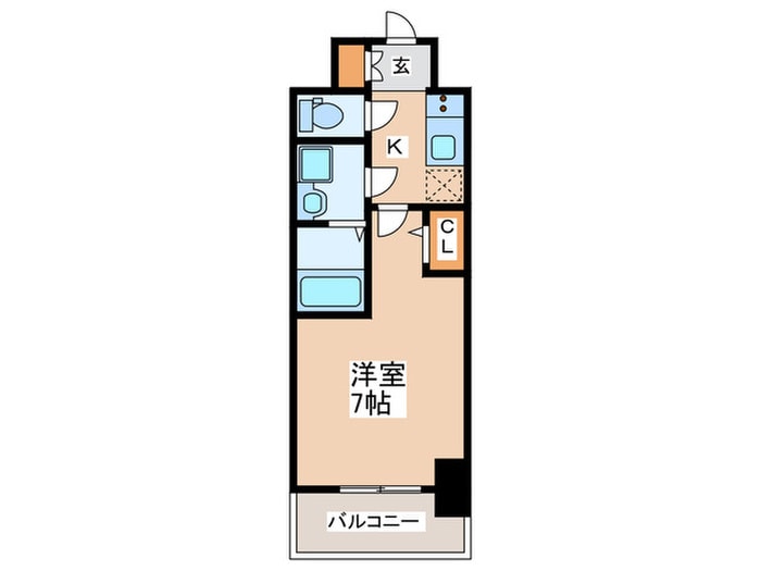 S-RESIDENCE難波大国町Tresの物件間取画像