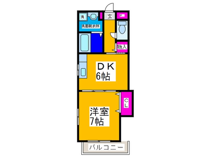 メゾン南陵の物件間取画像