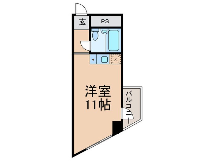 ｼﾃｨﾗｲﾌ梅田(705)の物件間取画像