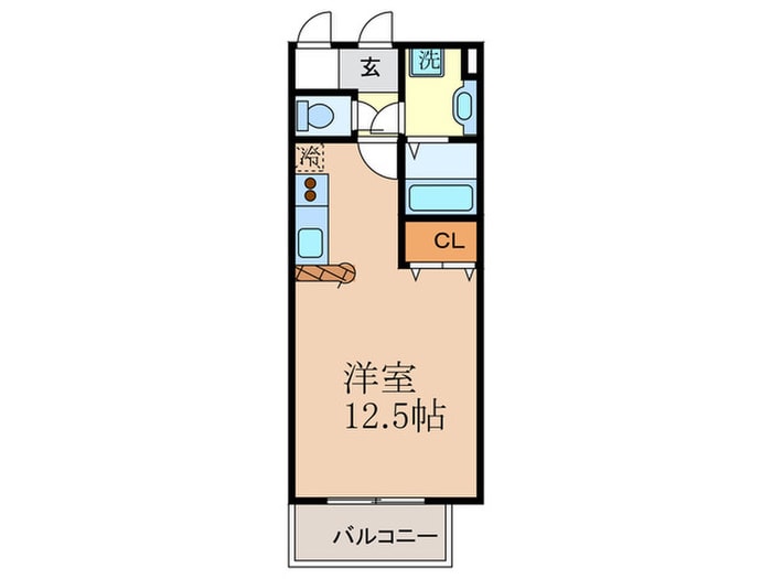 GROOVE江坂の物件間取画像