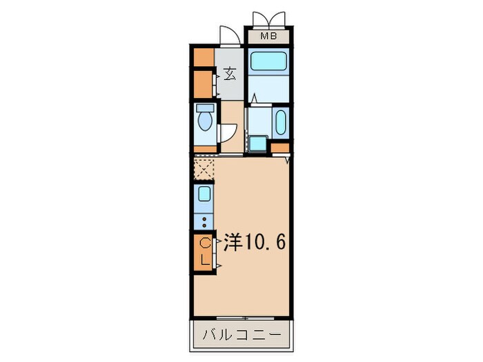 甲子園口マンション雅園荘の物件間取画像