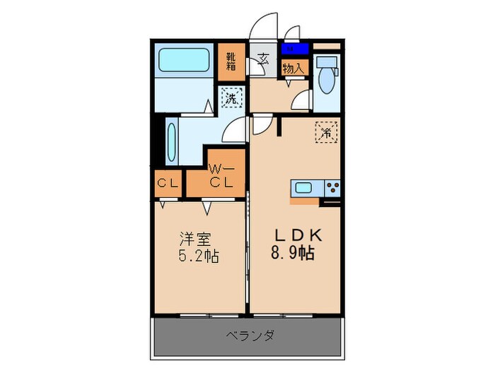 グラシアの物件間取画像