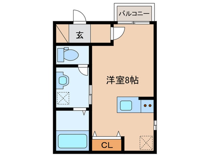 レジデンス駒ヶ林ウエストの物件間取画像