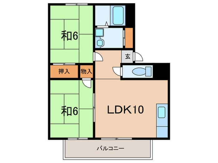 メゾン藤原台の物件間取画像