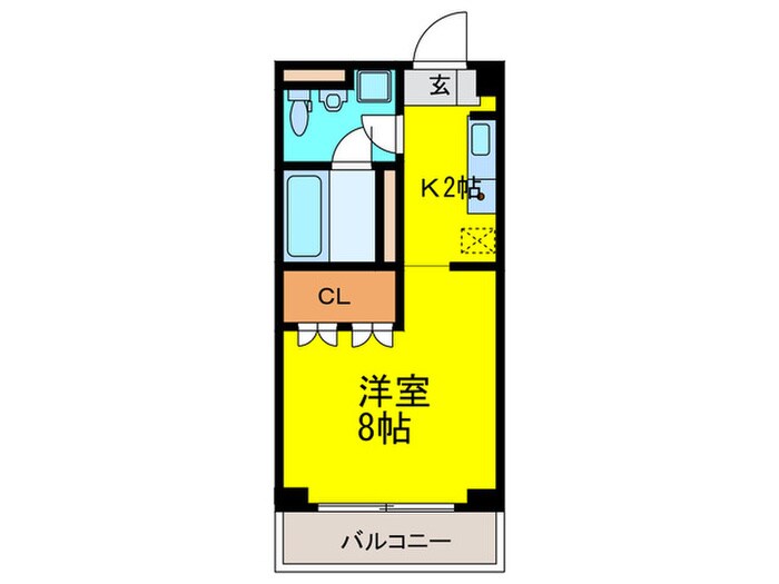 シティーパーク南田辺の物件間取画像