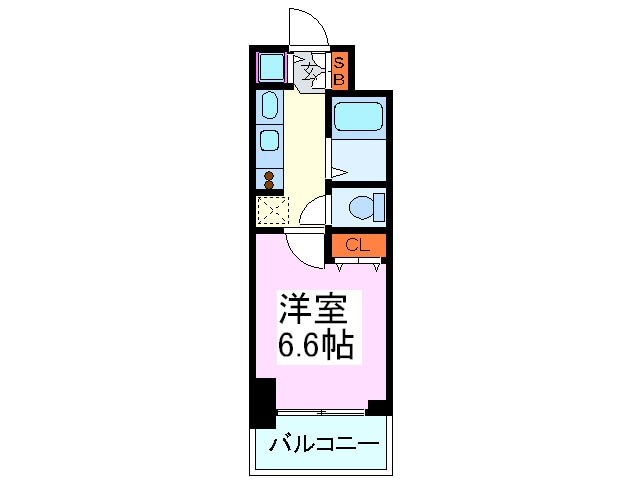 ﾌﾟﾚｻﾝｽ中之島公園ｸﾞﾗｼｱ(506)の物件間取画像