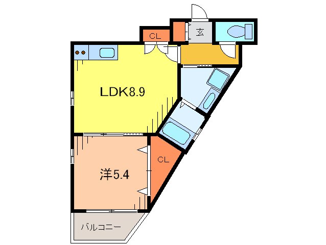 ＧＫレジデンス清荒神の物件間取画像