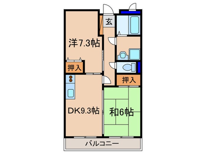 ラポ－ト安井の物件間取画像