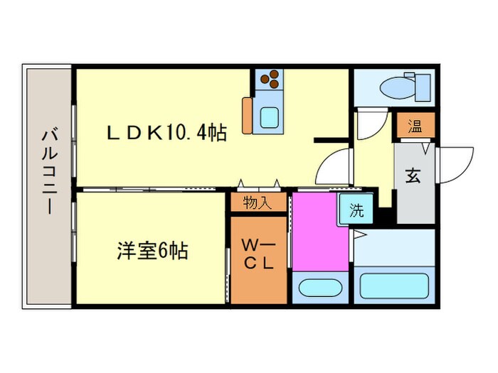 マーレ　フィールドⅠの物件間取画像