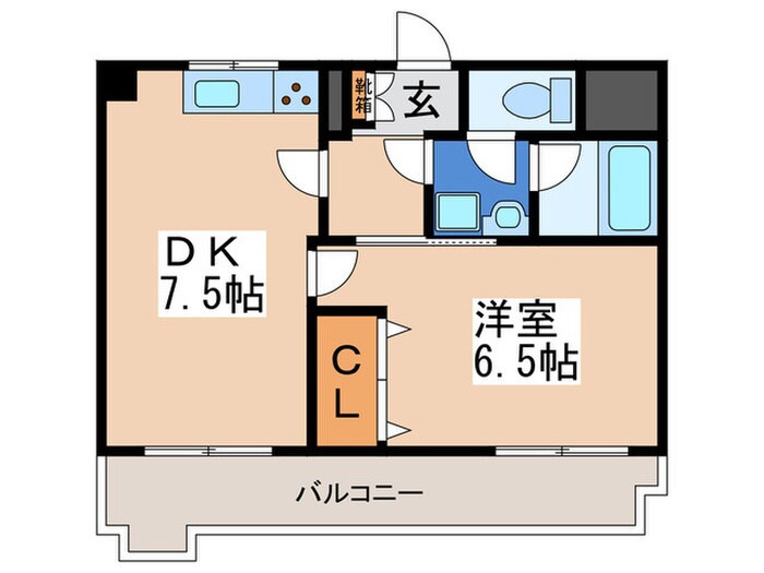 ＳＩハイツ大阪Ⅱの物件間取画像