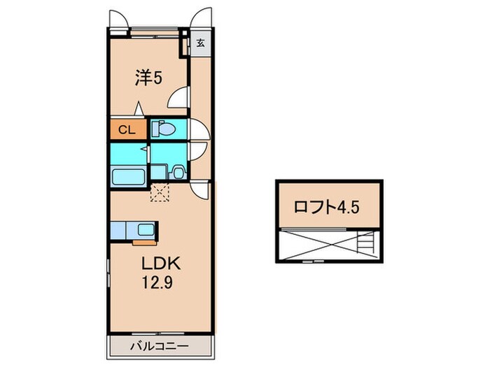 エクセレントⅡ－ＫＤの物件間取画像
