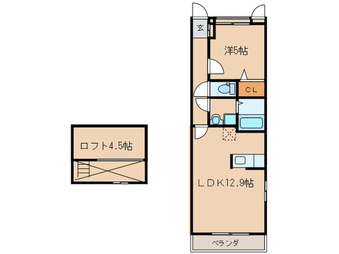 エクセレントⅡ－ＫＤの物件間取画像