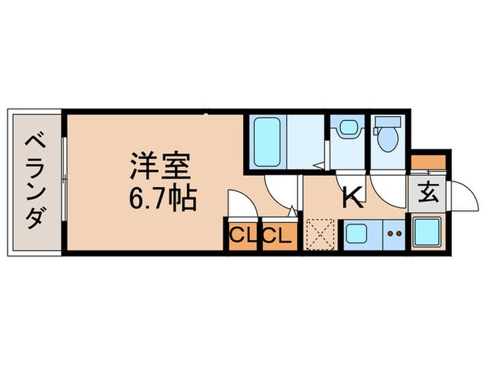 Ｌａ・Ｌｉｂｅｒｔａ長居公園の物件間取画像