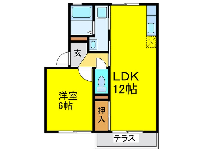 ヴィラセジュ－ルの物件間取画像