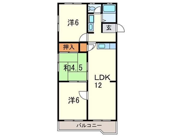 テラモト　ハイツの物件間取画像