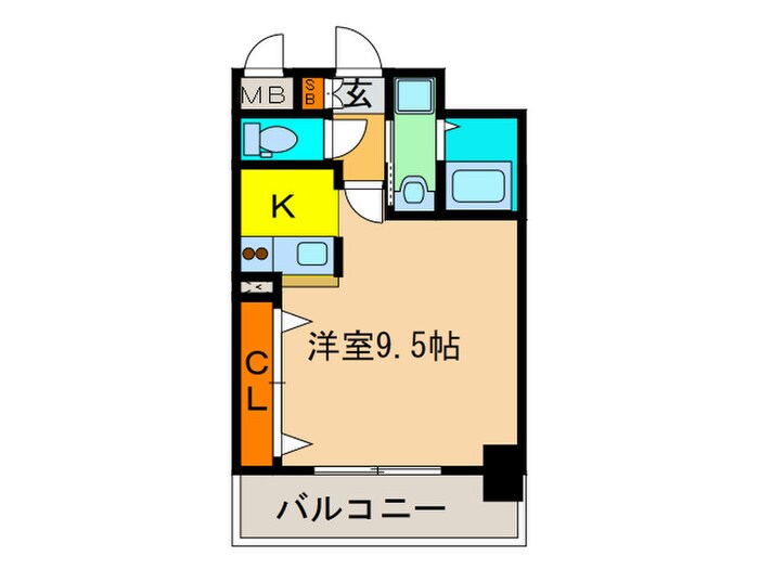 ディアコ－ト小曽根の物件間取画像