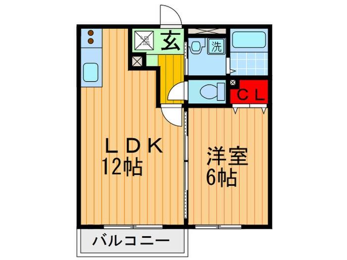 マ－ベルナガムラの物件間取画像