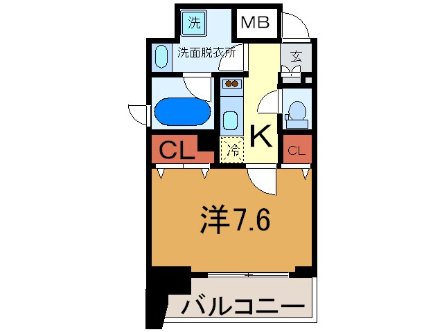 レジディア神戸元町の物件間取画像