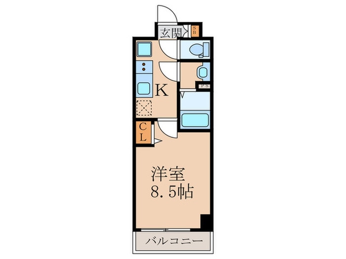 SOL CREST TAPP 伏見の物件間取画像