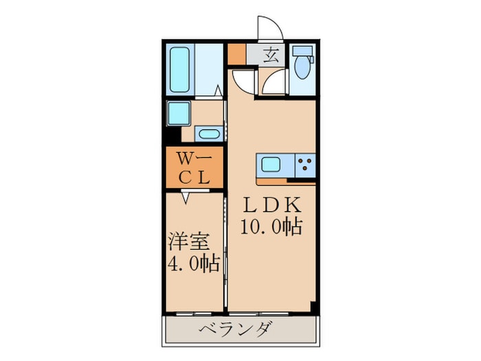 CHAINON城南の物件間取画像