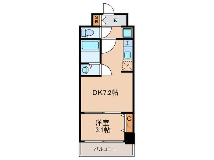 アドバンス神戸レイソレの物件間取画像