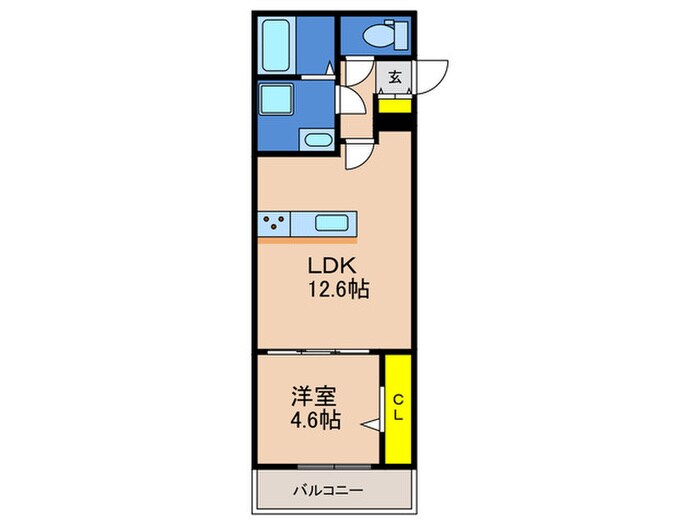 Habitation神戸の物件間取画像