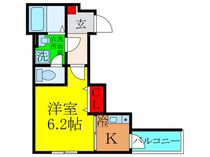 ALEGRIA吹田正雀の物件間取画像