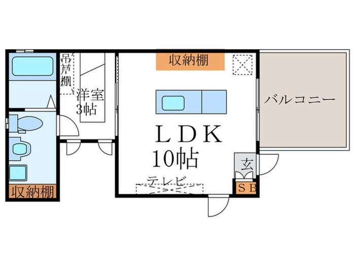 グランマーレ御所西の物件間取画像