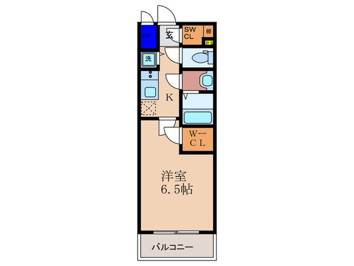 エスリード京都梅小路(109)の物件間取画像