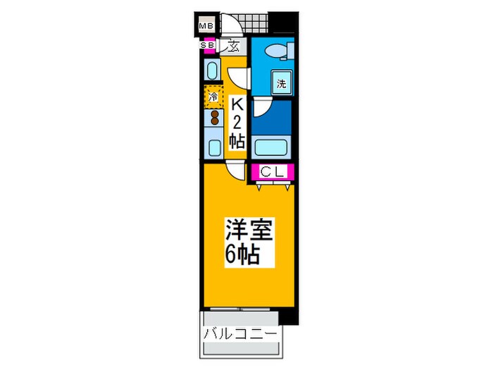 レオンコンフォ－ト難波(906)の物件間取画像