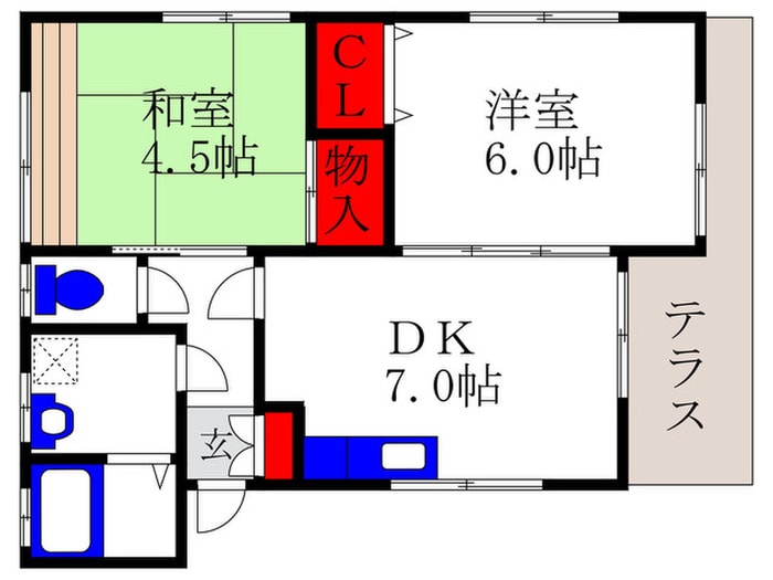 北町ハウスの物件間取画像