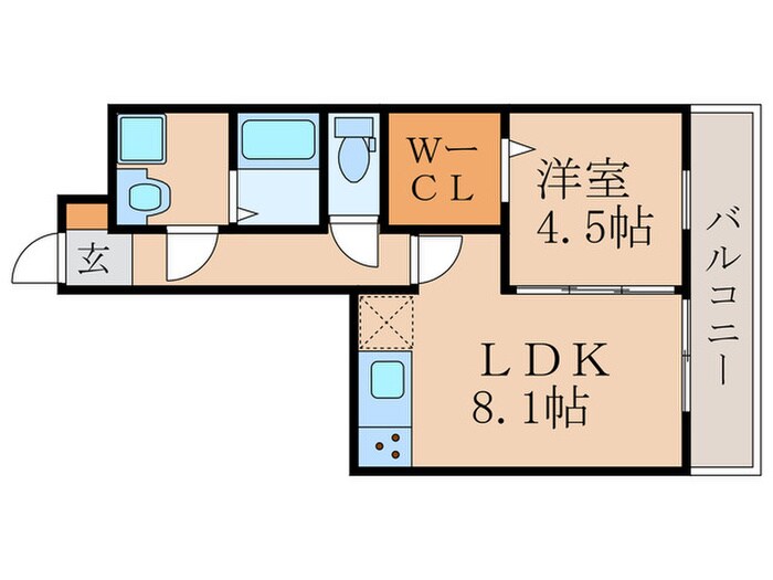 メルヴェーユの物件間取画像