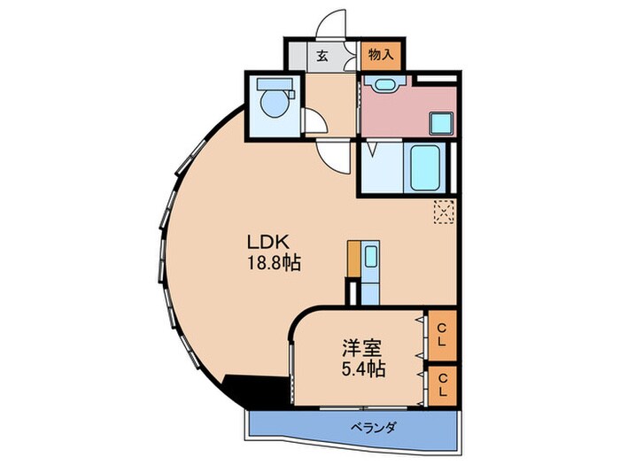 LaSante梅田北の物件間取画像