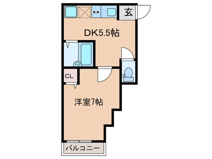 リブレ神戸ＷＥＳＴの物件間取画像