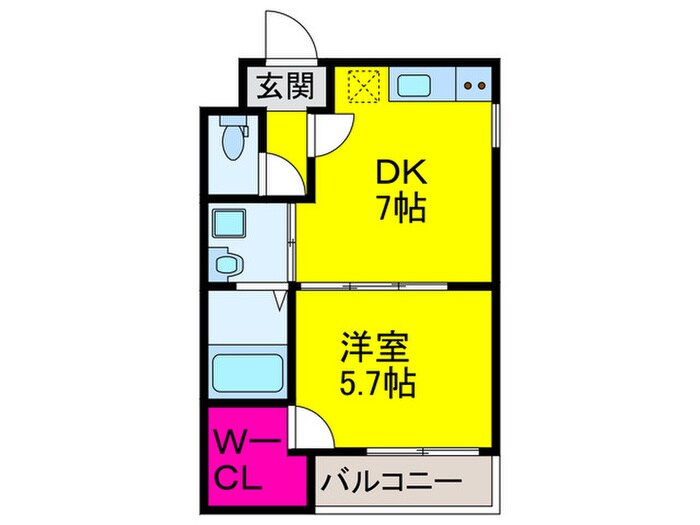 フジパレス長吉長原の物件間取画像