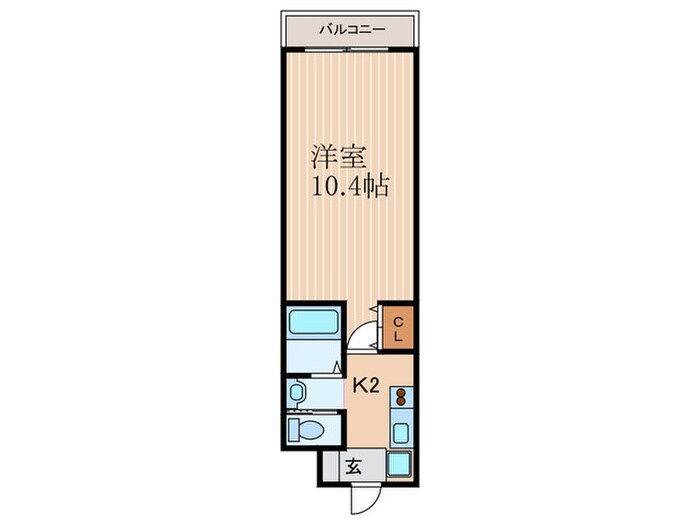 ブリリアンスＩＴＯの物件間取画像