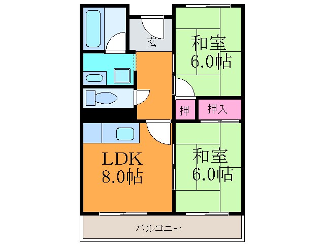 物件間取画像