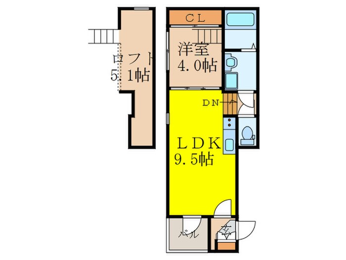 サザンモデラートの物件間取画像