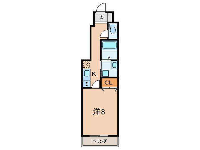 クレドール加古川の物件間取画像