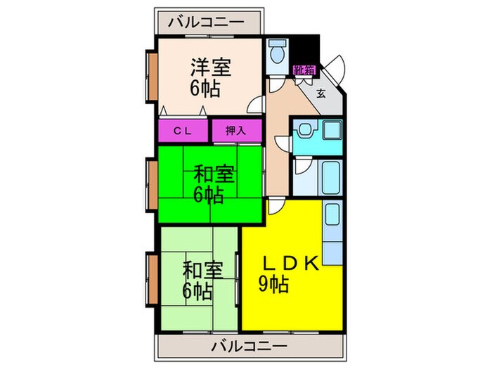 物件間取画像